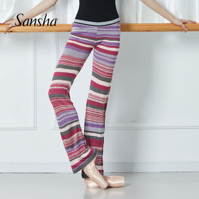 Sansha กางเกงยาวกันหนาวใส่ช่วงฤดูใบไม้ร่วงและฤดูหนาวสำหรับบัลเลต์ Sansha ประเทศฝรั่งเศสชุดฟิตเนสฝึกเต้นยิมนาสติกสำหรับผู้หญิง