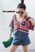 ?ทักก่อนสั่ง?เสื้อไหมพรมถัก handmade Freesize อก46” Thelandmark