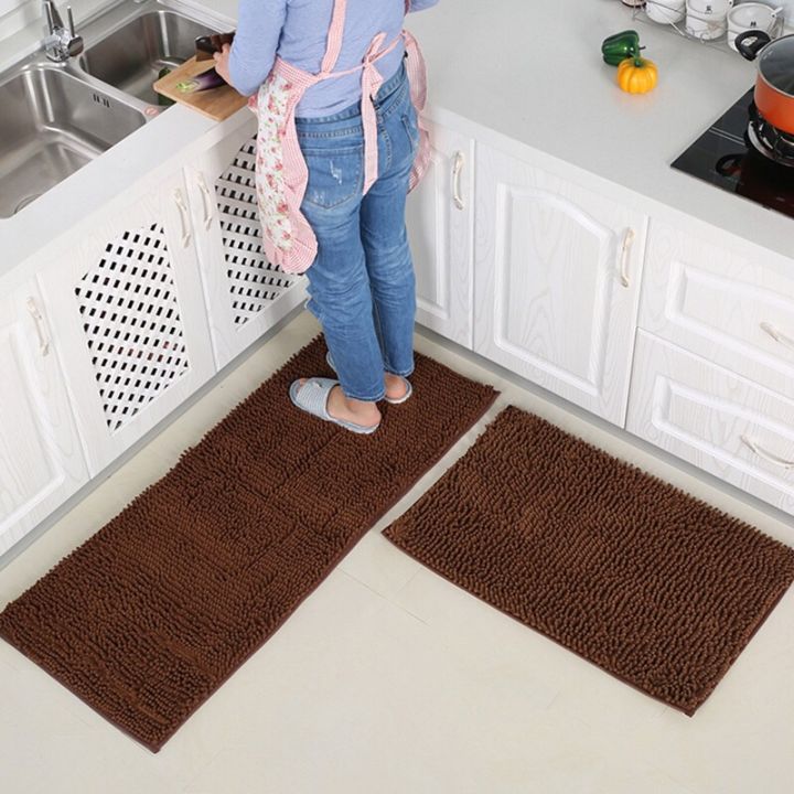 top-way-kitchen-floor-mat-set-40-60-40-120cm-พรมปูพื้น-พรมห้องครัว-พรมเชต2ชิ้น-มี2ผืน-วางหน้าห้องครัว-หลื-หน้าห้องน้ำ-ก็ได้-มียางกันลื่น-สินค้าใหม่-ขายดี-ราคาถูก-พร้อมส่ง