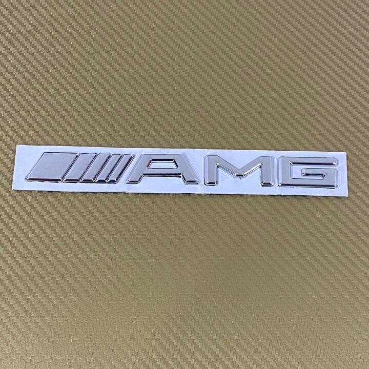 โลโก้-amg-สีชุบโครเมี่ยม-ขนาด-2-x-19-5-cm