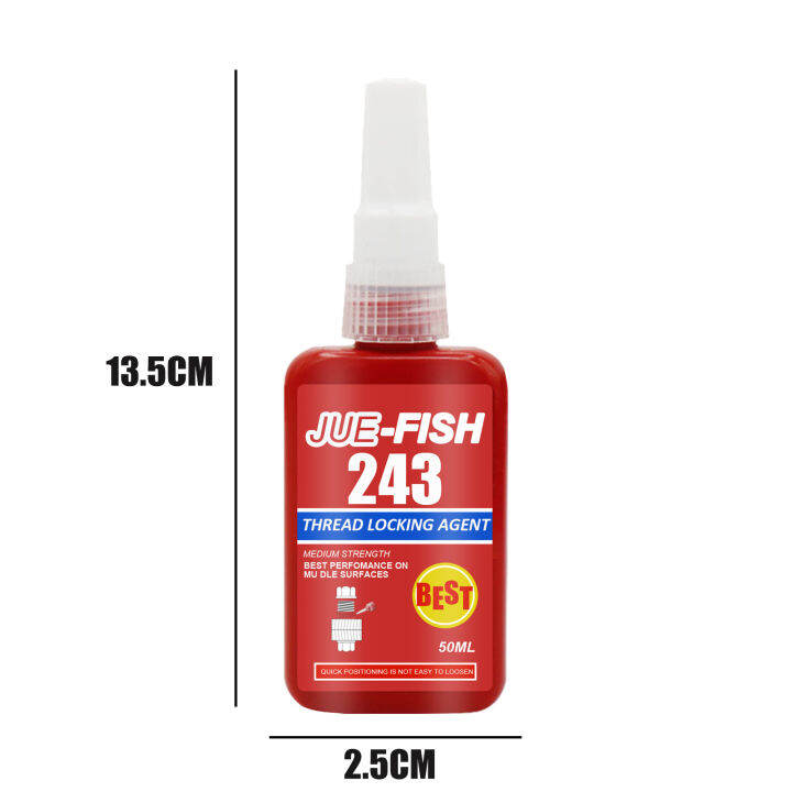 JUEFISH 50ml Removable Sealant Thread Super Glue For Metal Surfaces And Screw Reinforcing Agent