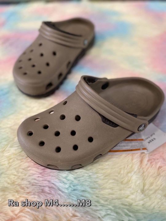 รองเท้าcrocs-รุ่นมาใหม่มีหลายสีลูกค้าสนใจเข้าซื้อในระบบได้จ้าราคาลดลง-70-ขายทุกถูกขายดีมากรองเท้าเพื่อสุขภาพลูกค้าสนใจเขาเสียดายจ้า