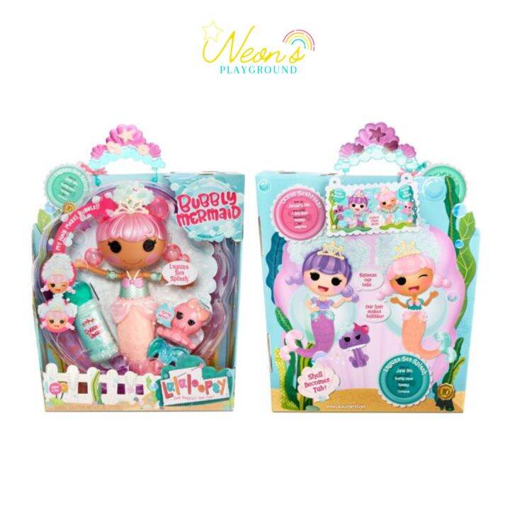 Lalaloopsy Bubbly Mermaid Doll Laguna Sea Splash with Pet Octopus