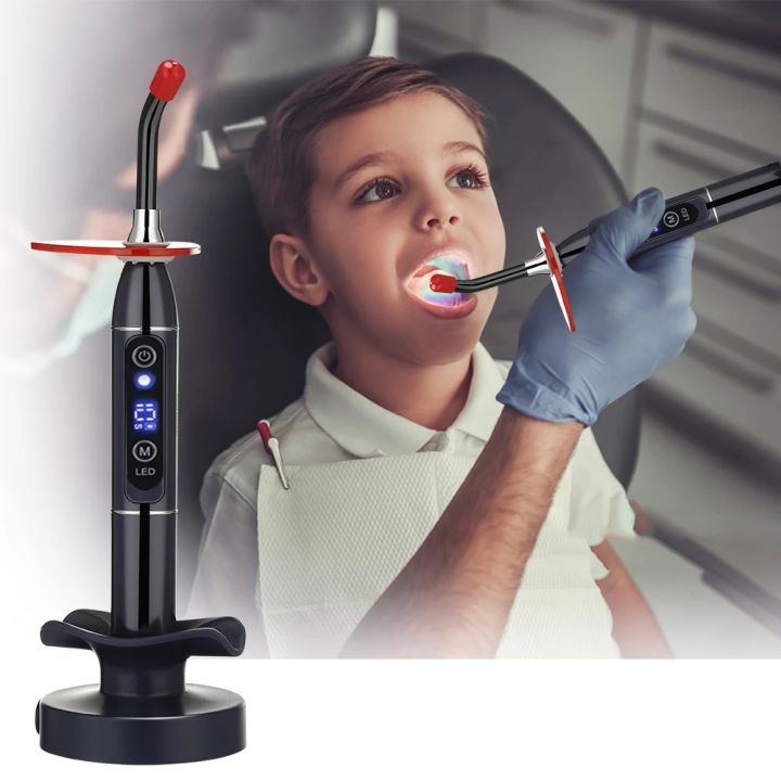 Dental Wireless Cordless LED Curing Light Lamp Machine Resin Cure ...