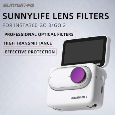 Sunnylife GO3 / GO 2 Lens Filter MCUV CPL Filters ND4 ND8 ND16 ND32 for Insta360 GO 3/ GO 2