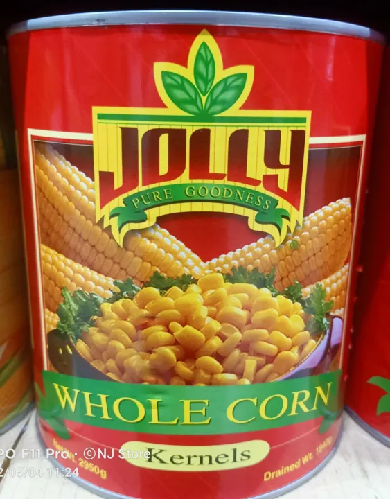 JOLLY WHOLE CORN KERNELS 2950g. Lazada PH