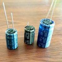 5pcs capacitor electrolite condenser 1000uf16V 1000uf25V 1000uf 35V ตัวเก็บประจุ อลูมิเนียม อิเล็กโทรไลต์ ราคา/5ชิ้น