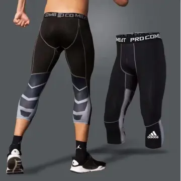Shop Leggings For Men Dry Fit One Leg with great discounts and