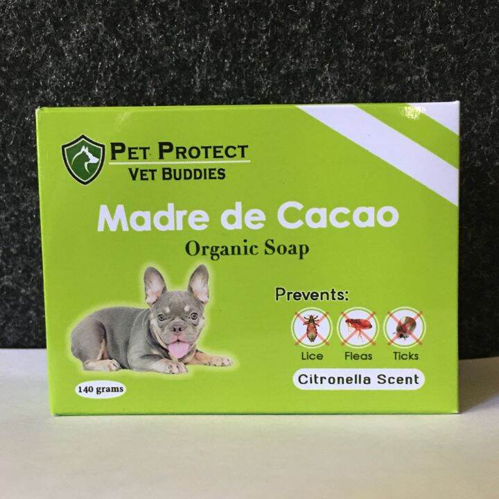 Madre de Cacao Soap for dogs and cats 140g Organic anti galis anti