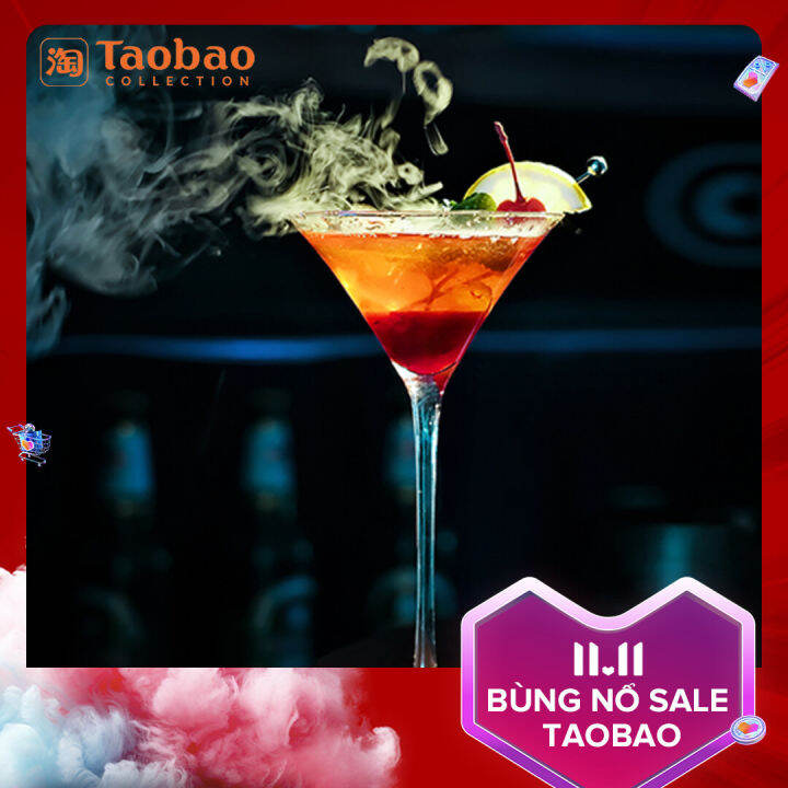 Cốc Martini Tam Giác Cốc Chân Cao Pha Lê Cốc Uống Rượu Cocktail Sáng