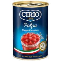 ซิริโอ มะเขือเทศอิตาลีหั่นเต๋า Cirio Chopped Tomatoes 400g