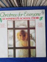 LPBOX11,Christmas for Everyone ,ST.WINIFREDS  SCHOOL CHOIR , แผ่นต้นฉบับเดิม แผ่นเสียง vinyl Lp 33rpm 12"สภาพกำลังฟังได้ดีได้รับการตรวจสอบ