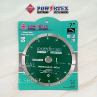 POWERTEX ?? ใบตัดเพชร 7นิ้ว / ใบตัดปูน ใบตัด ใบเพชร Diamond Saw Blade  ตัดหินแกรนิต ตัดปูน ตัดกระเบื้อง ใบตัดหินแกรนิต ใบตัดpowertex