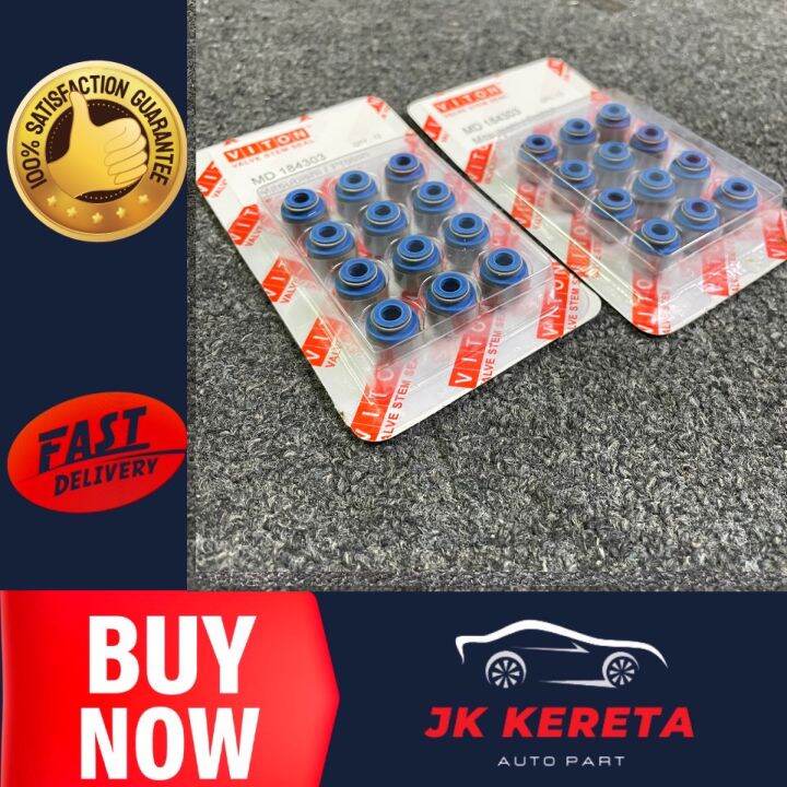 Mitsubishi Proton Valve Seal Viton Wira 1.6 , 1.8 Lancer GSR 4G93