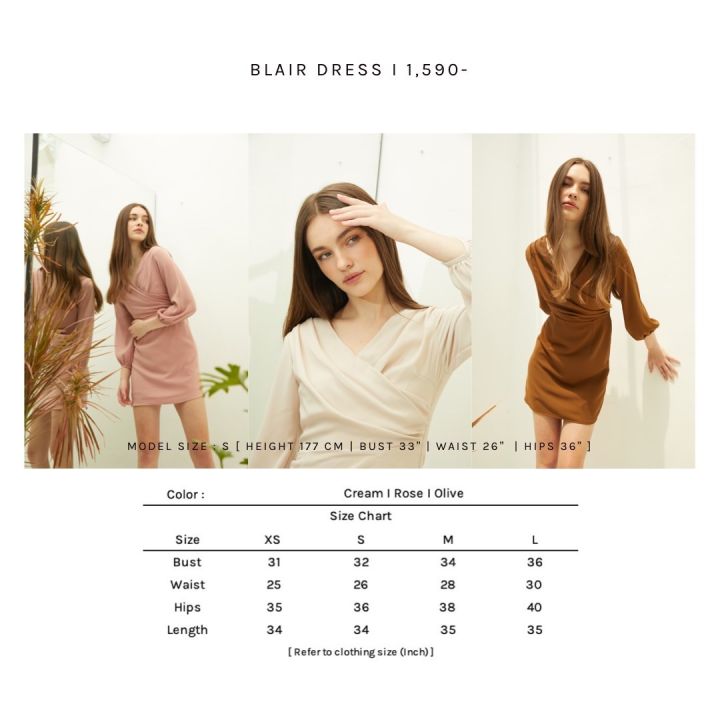 irin-blaire-dress-สินค้าพร้อมส่งค่ะ-ยกเว้นสี-beige-s-สินค้าเป็น-pre-order-รอ-14-20-วันค่ะ