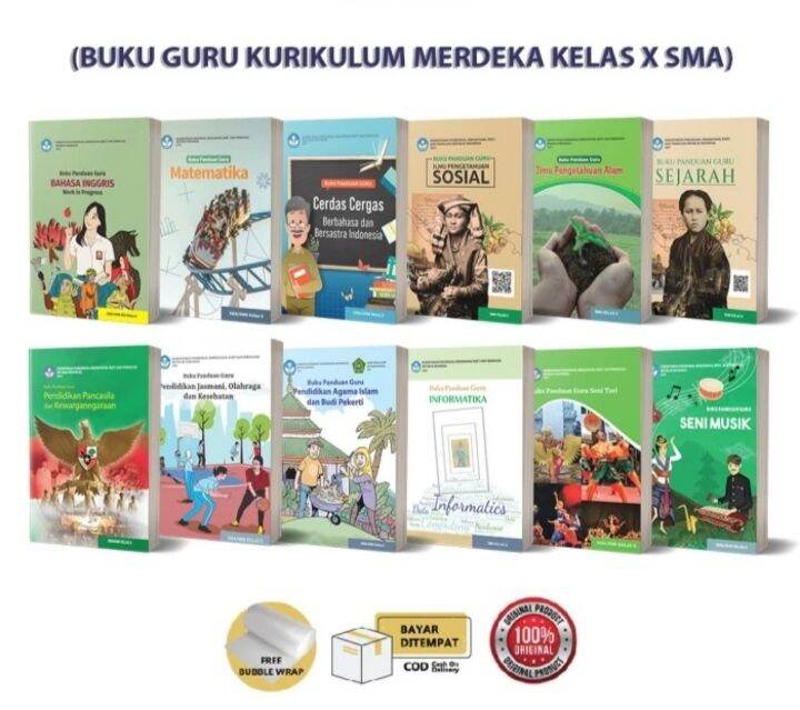 ORI harga satuan buku panduan guru kelas 10 kurikulum merdeka edisi ...