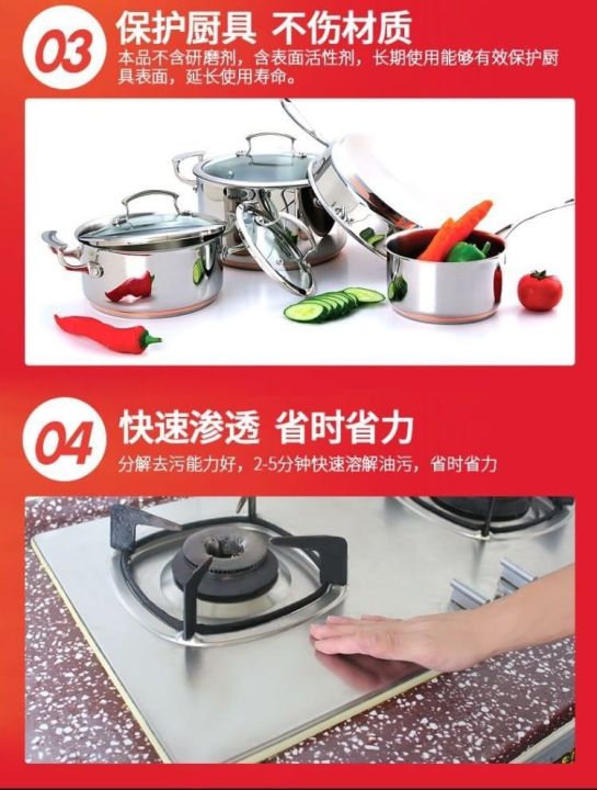 พร้อมส่ง-สเปรย์โฟมทำความสะอาดคราบมัน-คราบฝังแน่น-500ml-กลิ่นเลม่อน-สเปรย์ทำความสะอาดอเนกประสงค์-สเปรย์ทำความสะอาดครัว-ใช้งานง่าย