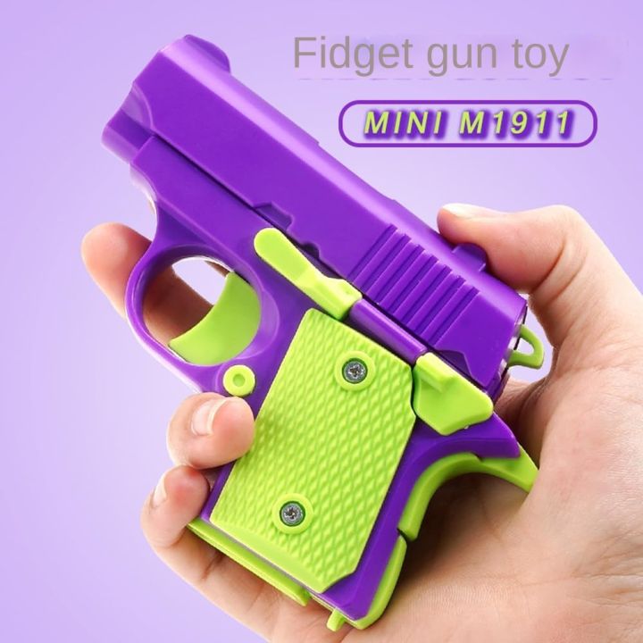 1911 3D Printed Small Pistol Toys Stress Relief Pistol Toys for Adults ...