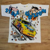 FLINTSTONES CARTOON NETWORK WACKY RACING OVP OVERPRINT เสื้อลายการ์ตูน การ์ตูนเน็ทเวิร์ค แนสคาร์