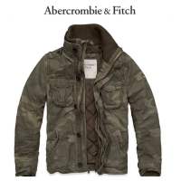 เสื้อนอก  ทหาร camo Jacket ลายพราง ☮️งาน ?ABERCROMBIE FITCH? แท้?% (JK588)