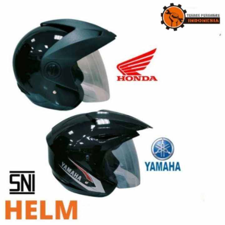 Helm Yamaha & honda SNI standar half face Lazada Indonesia