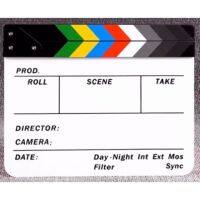 Slate Film Acrylic Clapper board สเลทฟิล์ม ถ่ายหนัง อะคริลิคแท้