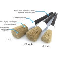 แปรง Detailing Brush 3 ด้าม ขนหมู