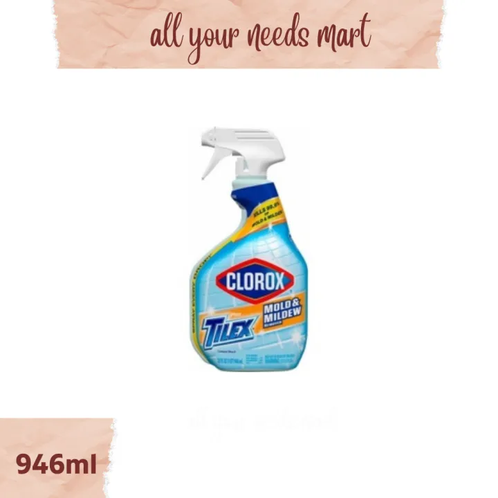 Clorox ♡ Plus Tilex Mold and Mildew Remover (Spray Bottle) 946ml
