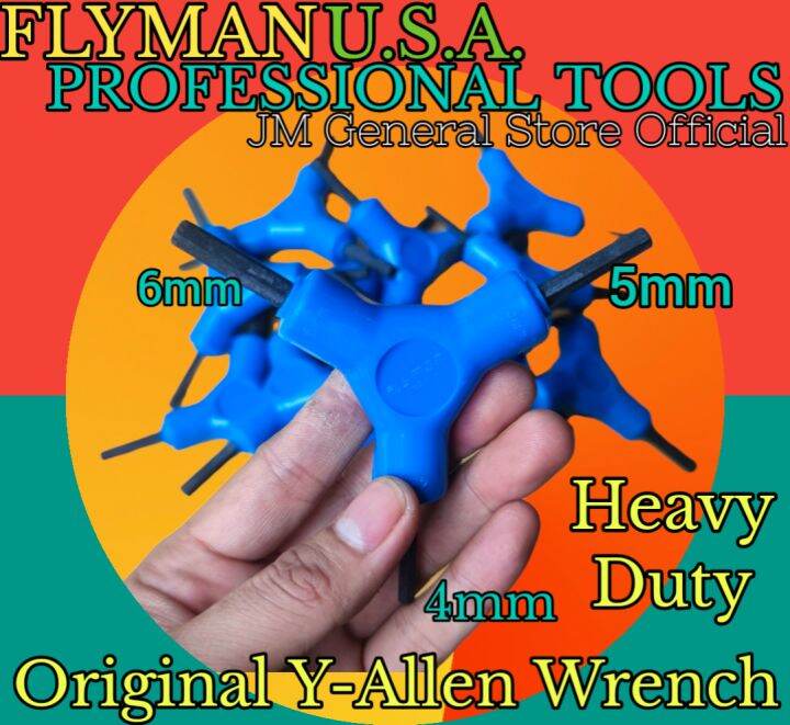 Original Y Allen Wrench Mm Mm Mm Flyman U S A Professional Tools Y Allen Wrench Heavy Duty