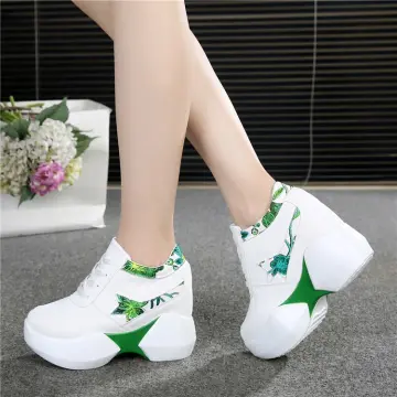 Korean Version of Spring and Autumn Increased Shoes 12cm Super