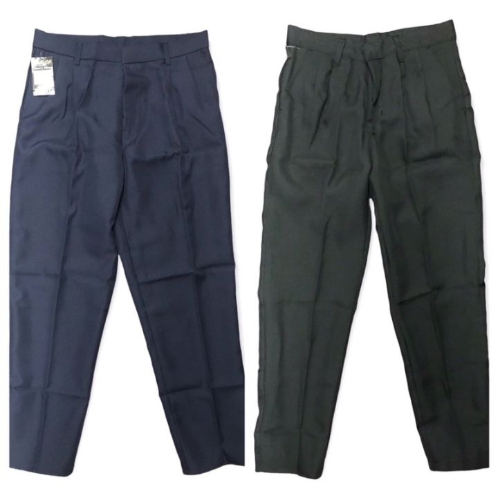 Slacks for adult school uniform,navy blue,black,khakie,gray,battle ...