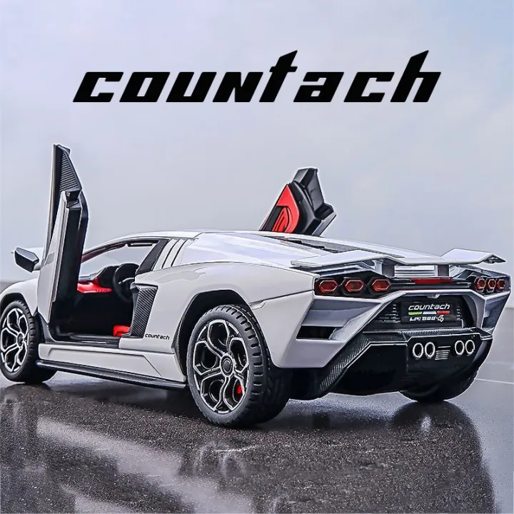 1:24 Scale Lamborghini Countach LPI800-4 Alloy Car Model Diecast Car Sound  Light Car Lovers Collection Kids Birthday Gift Metal Boys Toys | Lazada PH