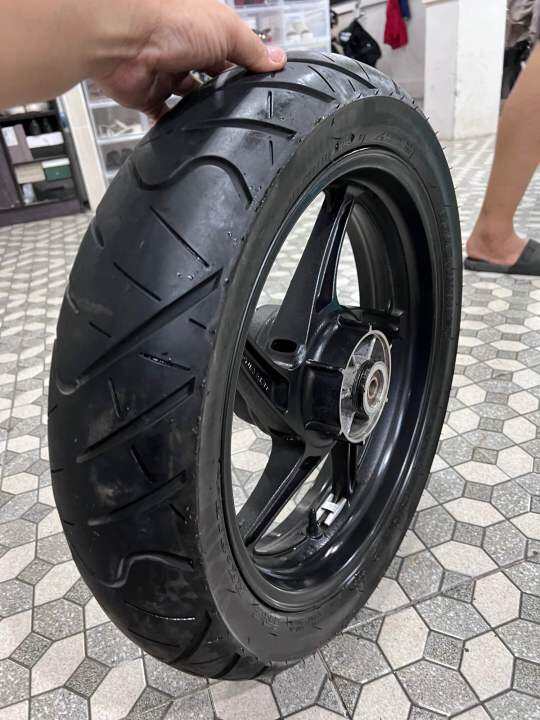 ล้อแม็กหลังcbr250-cbr300-cb300f-แม็กเปล่าขนาด-4-00-17-สวยไม่คดไม่ดุ้ง-พร้อมใช้งาน-คละสี