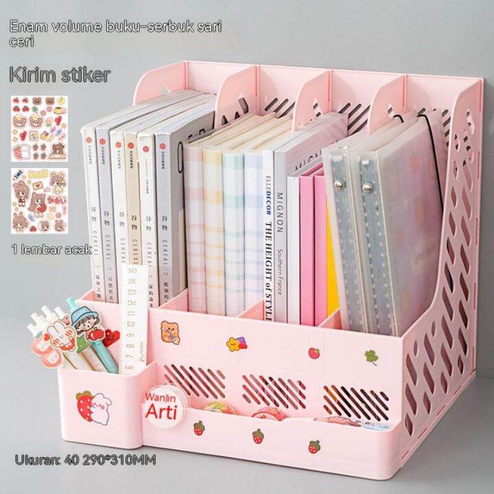 Sticker Di Rak Rak Penyimpanan Buku Pena / Organizer Box Free Sticker | Lazada Indonesia