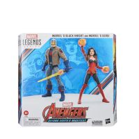 HASBRO MARVEL LEGENDS AVENGERS BLACK KNIGHT AND SERSIE ACTION FIGURES
