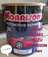 สีเบอร์ PT-642 ISUZU MORRISON ขนาด 1ลิตร