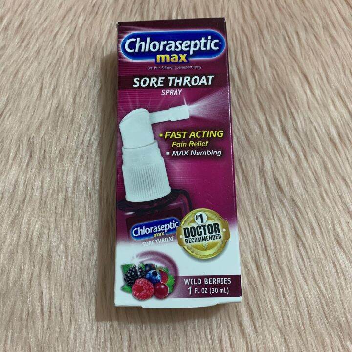 Chloraseptic Max Sore Throat Spray 30ml Expiry 12/2022 Lazada PH