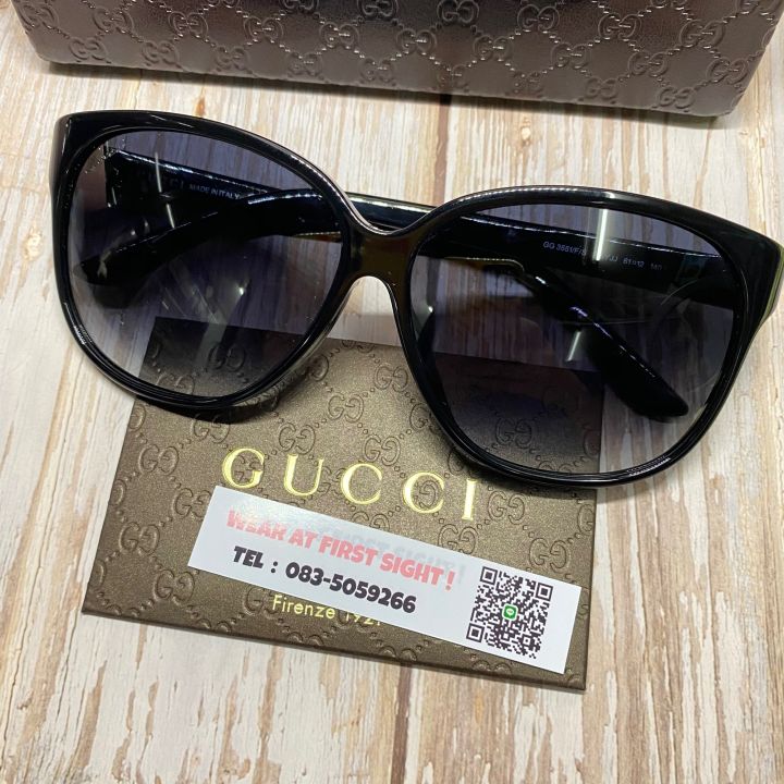 gucci-แว่นกันแดด-รุ่น-gg3551-gayjj-black-ของแท้100-รับประกันศูนย์1ปี-อุปกรณ์ครบ