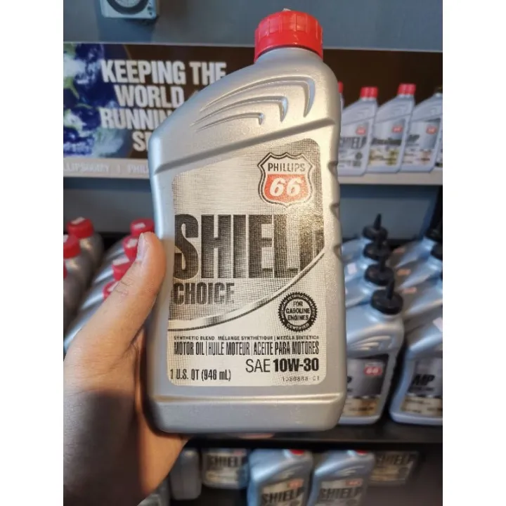 Phillips 66 Shield Choice 10w30 Semi Synthetic Engine Oil 946ml Lazada