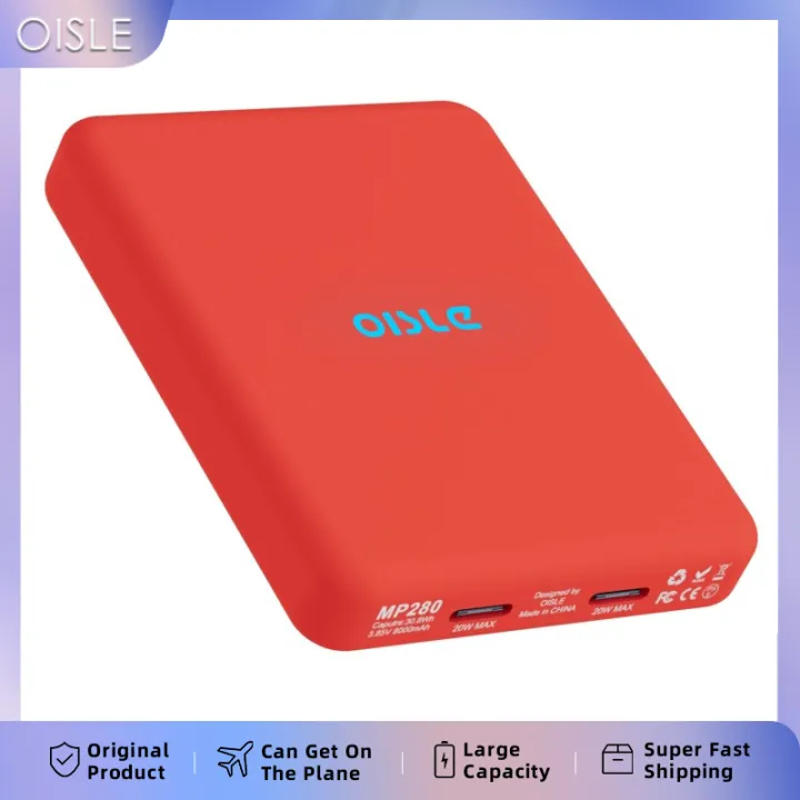 Oisle Portable Back Clip Magsafe Power Bank para sa iPhone13ProMax