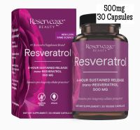 Reserveage Nutrition resveratrol 500Mg 30 Capsulesพร้อมส่ง