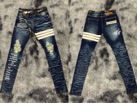 กางเกงยีนส์ฟอกคาดแถบหนัง Holdem Denim style