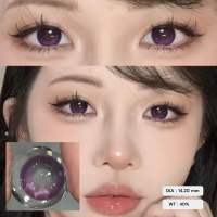 [พร้อมส่ง] คอนแทคเลนส์ บิ๊กอายส์ ไล่สีม่วง ตาหวาน ขนาด 14.20 Softlylenys