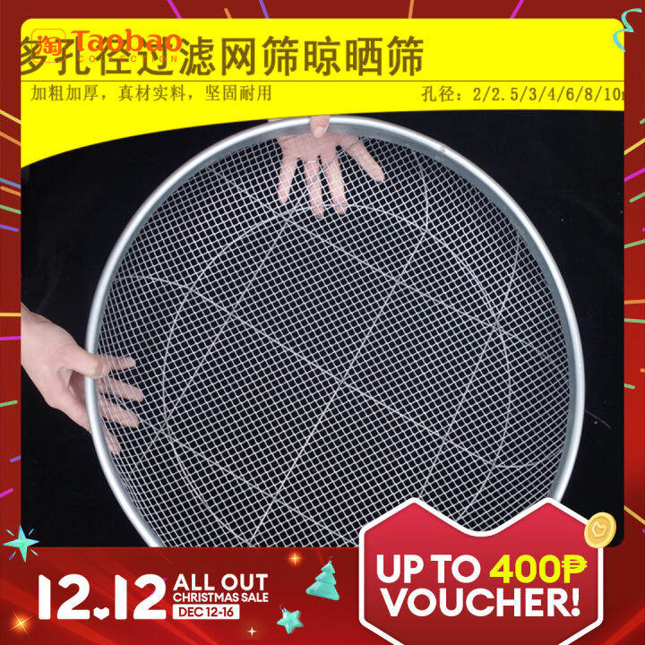 Sieve Mesh Gardening Sieve Large Sieve for Separating Sample Sand Stone