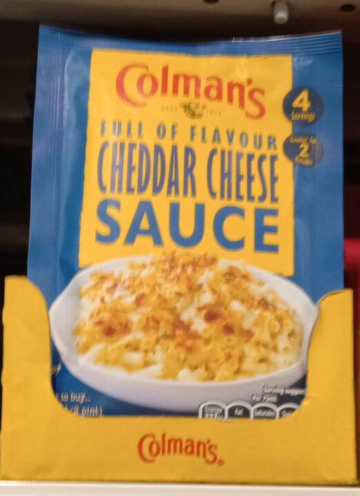 Colman's Cheddar Cheese Sauce 40g Lazada