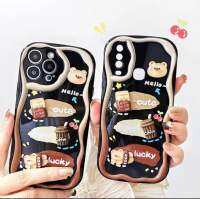 เคสนิ่ม การ์ตูนหมีนูนน่ารักสำหรับOPPOReno5 Reno4 Reno6 Reno7z Reno8z Reno8T Reno10(5g) Reno10Pro RealmeC53 RealmeC55