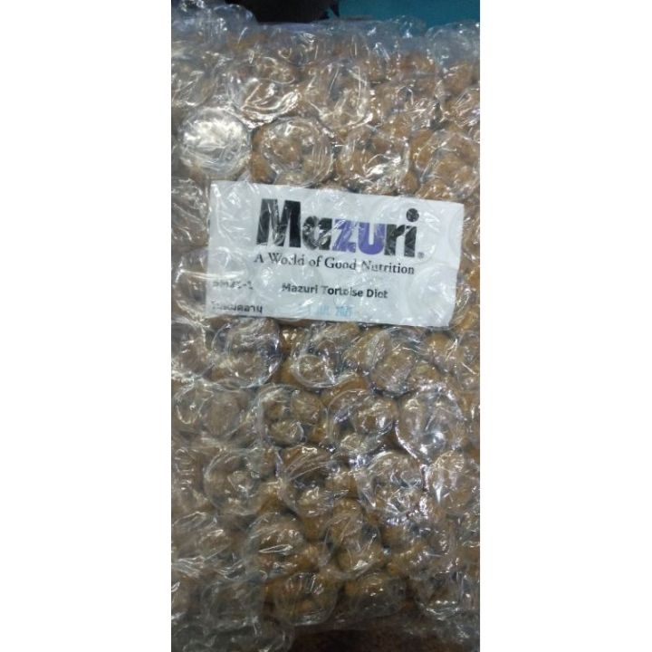 mazuriอาหารเต่าบกมาซูริ-เต่าอาละบ้าเต่าซูคาต้า-บรรจุ-1kg