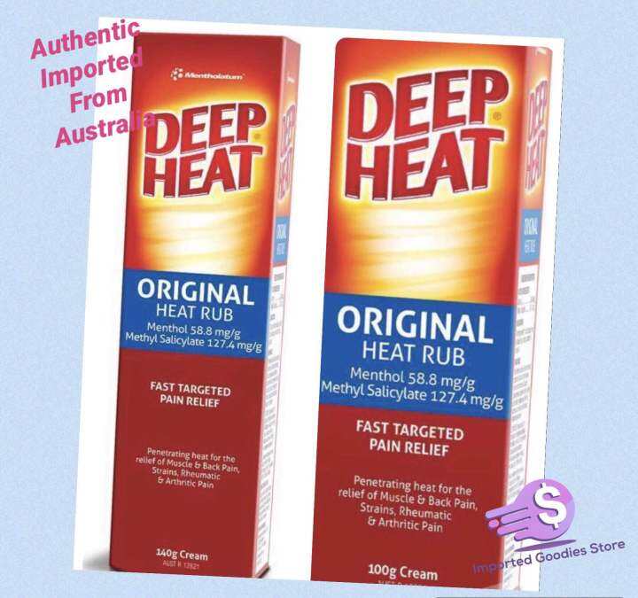 Deep Heat Mentholatum Arthritis Cream 140g /100g Lazada PH