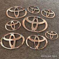 โลโก้ TOYOTA โตโยต้า สีเงิน