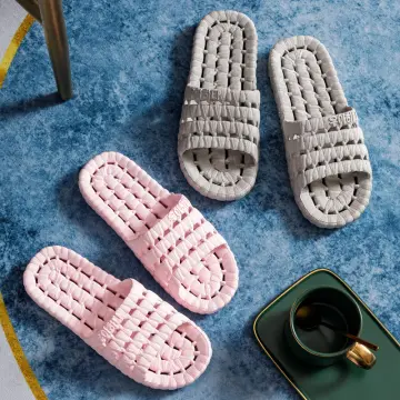 Best slippers for discount bathroom